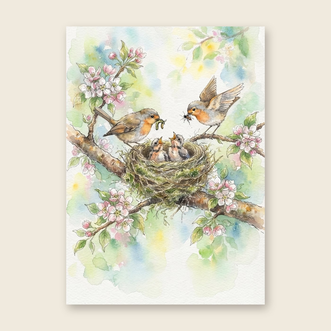 Unser Nest – Poster (ohne Text)