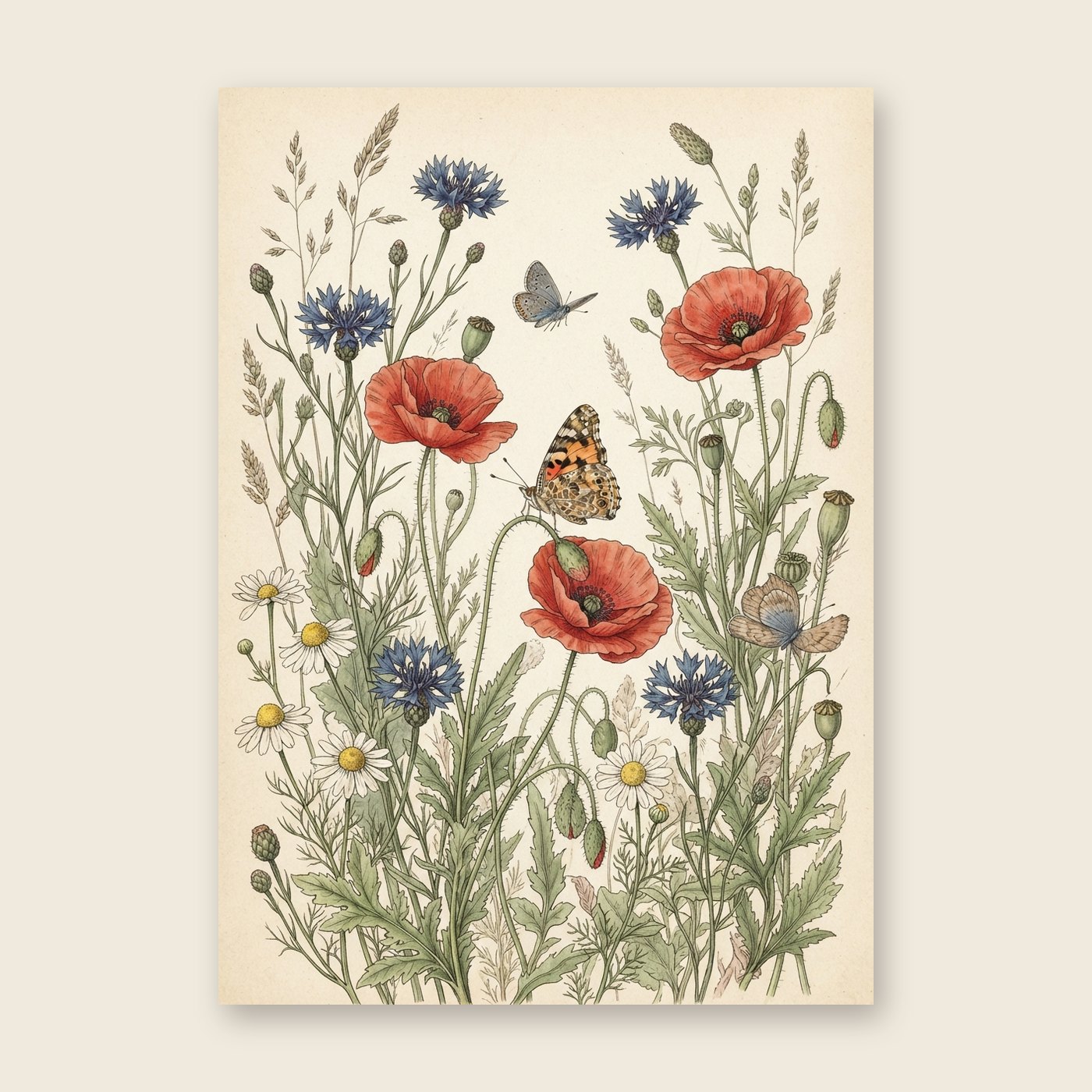 Wildblumenwiese – Poster (ohne Text)