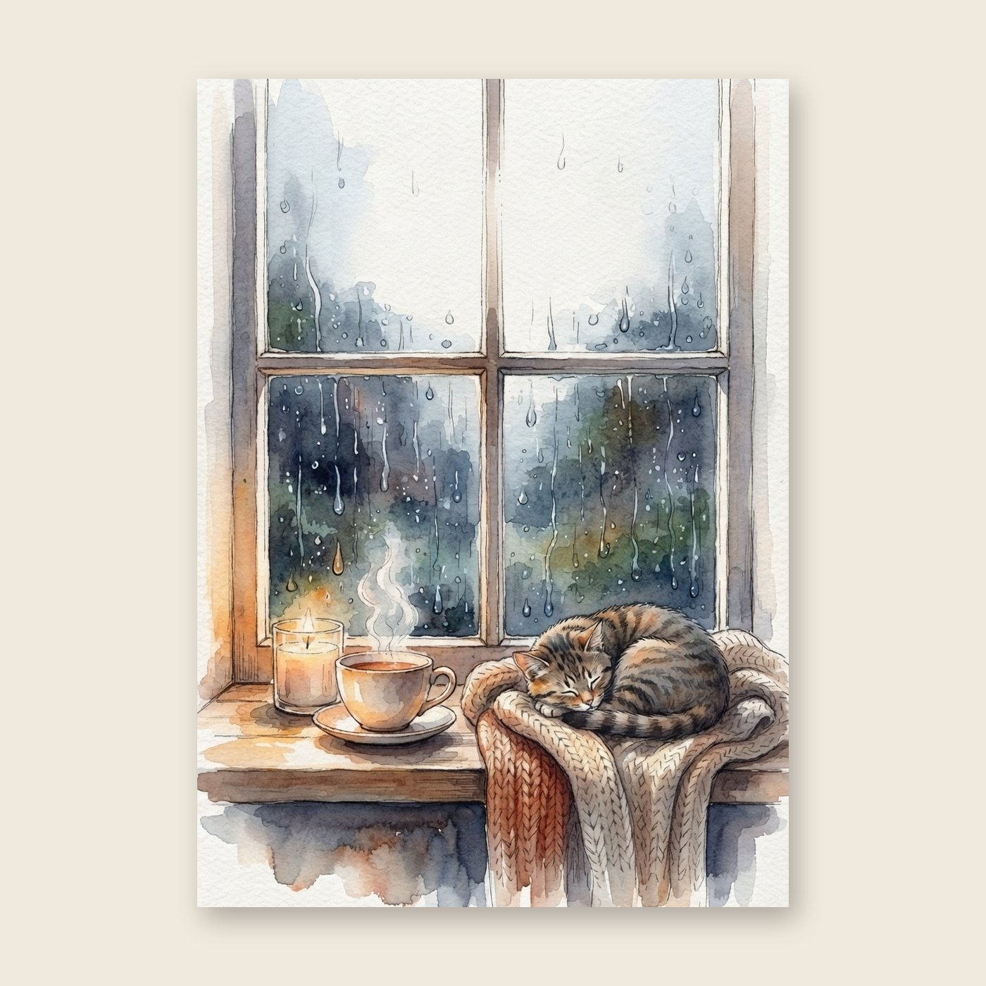 Kuschelwetter – Poster (ohne Text)